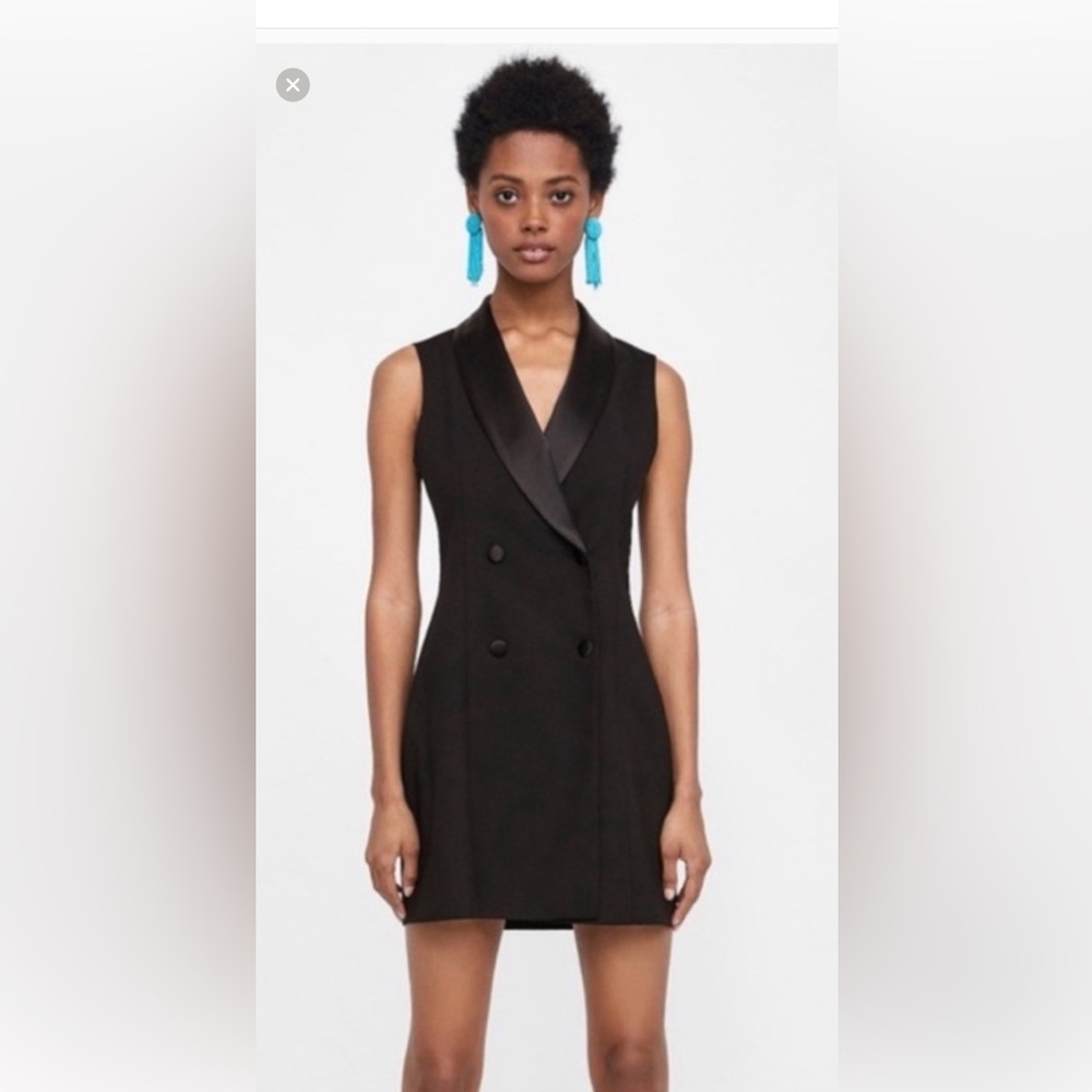 Zara tuxedo romper or jumpsuit